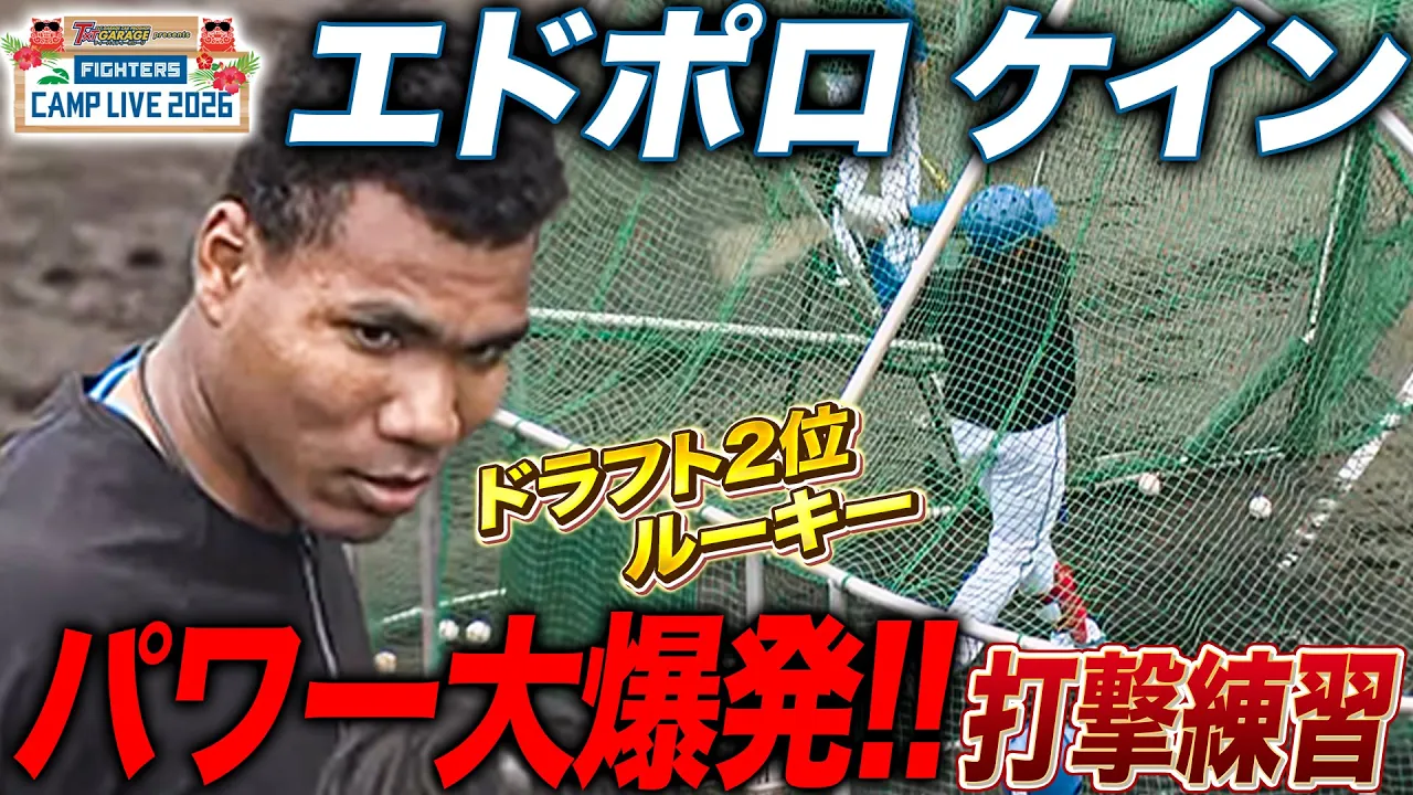 エドポロケイン打撃練習